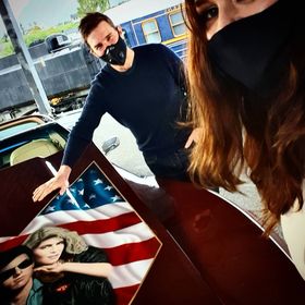 Tine Hartz Tom Cruise painting Airbrush Car